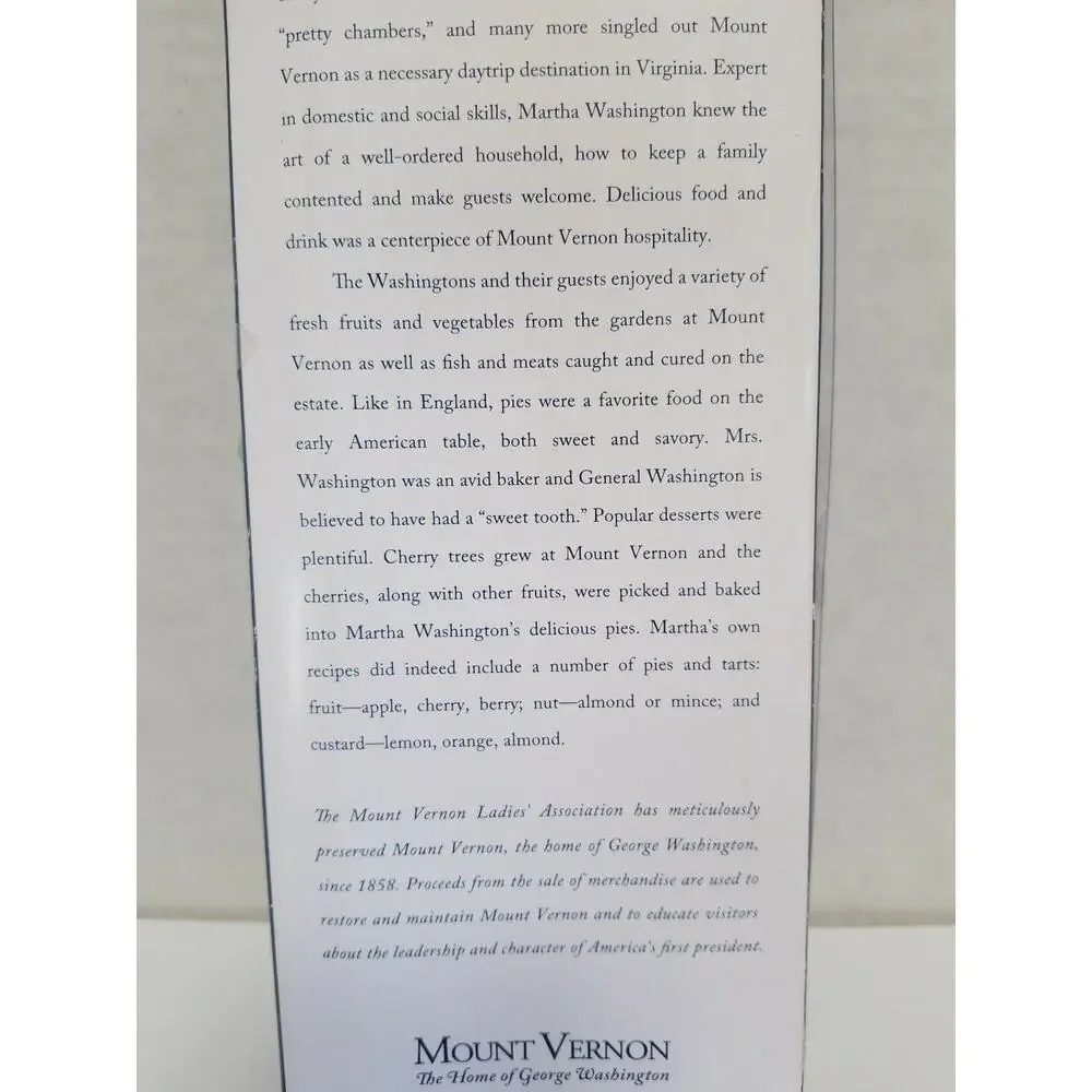 Mount Vernon The Home Of George Washington Pie Server-George Washington Handle